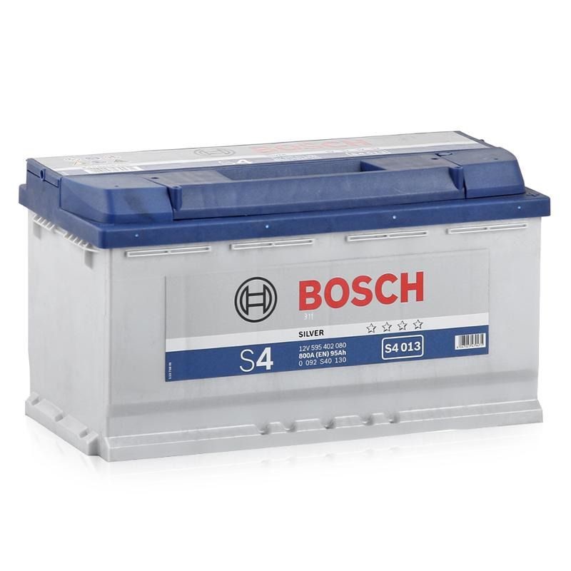 Легковой аккумулятор. Аккумулятор Bosch Silver 95 а/ч Обратная r+ 353x175x190 en800 а 0092s40130. Аккумулятор Bosch s4 013. Аккумулятор Bosch s4013 800a 95ah 12. Аккумулятор автомобильный Bosch 004.